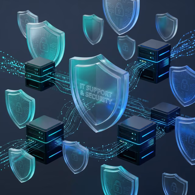 Business professionals collaborating on cloud documents